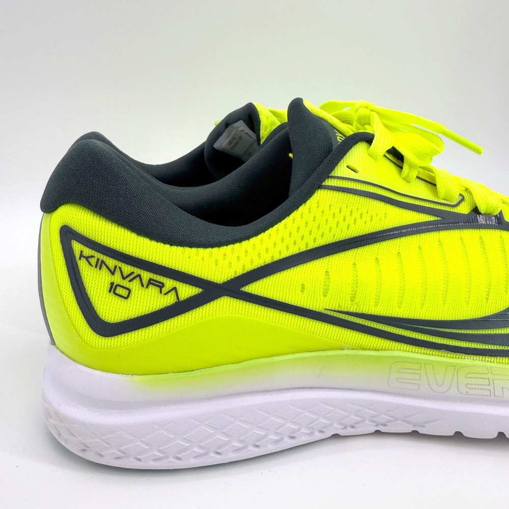 Saucony Kinvara 10 Shoes Mens Size 9  Yellow Low Top Running EVERUN Neon Sneaker - Picture 8 of 15